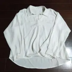 INGNI イング スキッパーシャツ ブラウス ホワイト 長袖 M