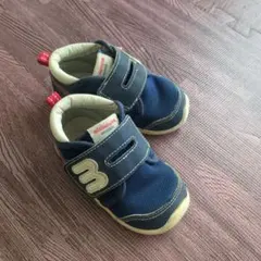 ミキハウス ネイビー ベビーシューズ 13.5cm