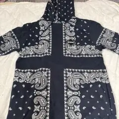 F.C.Real Bristol バンダナ柄 パーカー M