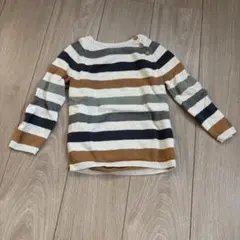 H&M ストライプ ニットセーター 92cm ニット　カジュアル