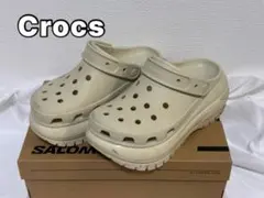 Crocs ベージュ クロッグサンダル　メガ クラッシュ クロッグ