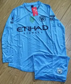 マンチェスター・シティのライトブルーのサッカーウェア