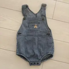 美品☆POLO Baby デニムオーバーオール 80