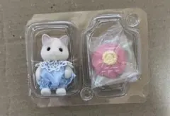 匿名配送 赤ちゃんお花畑のおともだち ラテネコの赤ちゃん