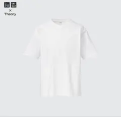 ユニクロ　Theory VネックTシャツ XL ホワイト　メンズ