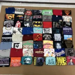 Z3 アメリカ古着ブランドミックスTシャツ　ポロシャツ　56着まとめ売りバンド