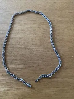 シルバー925ネックレスペーパーチェーン