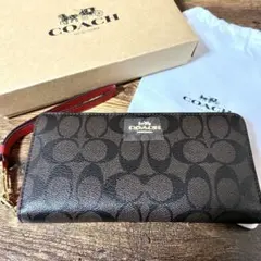 COACH 長財布 シグネチャー ストラップ付のサムネイル