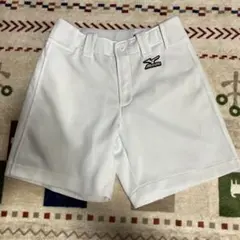 ミズノ ホワイト ショートパンツ　ソフトボール　Mサイズ