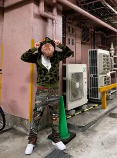 punkandyo トライバルカモ パーカー トラビス着用 - メルカリ