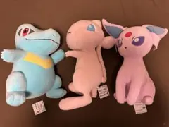 まとめ売り ポケモン めちゃもふぐっと ぬいぐるみ ワニノコ ミュウ エーフィ