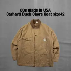 80s〜90s Carharttチョアコート裏地なし 90s】Carhartt カーハート「チョアコート/USA製/38裏地無し