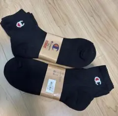 Champion チャンピオン ソックス 3足組 ブラック 25-27cmのサムネイル
