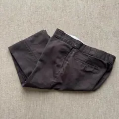も*見様 ディッキーズ 874 ワークパンツ ダークブラウン W34 L30