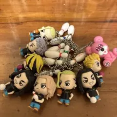 アニメキャラクター ミニフィギュアストラップ 9体