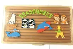 ［美品］動物イラスト付き色鉛筆12本セット