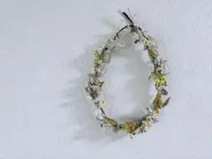 魔女の棲む森 ～空に咲いた窓譜～ ドライフラワー リース 窓枠 額縁