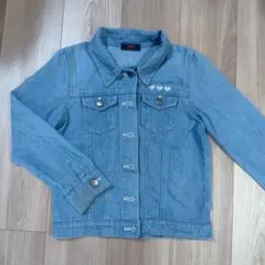 子供服 Barbie デニム ジャケット 140