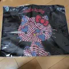☆新品☆ ハローキティ キティちゃん エコバッグ サブバッグ アメリカ 国旗のサムネイル
