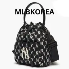 【新品】MLBKOREA エムエルビーモノグラムショルダーバッグ　2way総柄