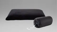 【1回使用】マニフレックス　ピローグランデ　ブラック　収納袋付き