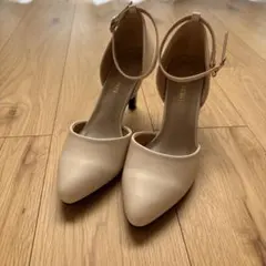 LIBERTYDOLL アンクルストラップ パンプス ベージュ