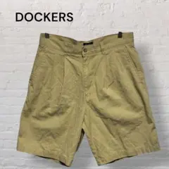 DOCKERS ドッカーズ 2タックチノショーツW32 M〜L相当ベージュ古着のサムネイル