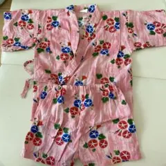 子供　甚平　80 女の子