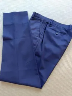 THE SUIT COMPANY ネイビースラックス春夏物のサムネイル