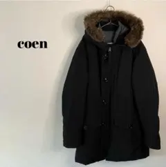 coen コーエンブラック モッズコート　N3-B アウター　ジャケット