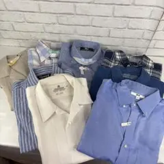 メンズシャツ 8点まとめ売り M〜L 半袖 長袖 七分 UNIQLO カジュアル
