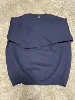 90s USA製 LANDS’END ネイビー スウェット XLサイズのサムネイル