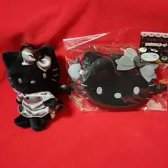 【新品】サンリオ ハローキティ エンジェル セット(ブラック)