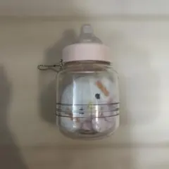 サンリオ公式 ベビー こぎみゅん 哺乳瓶ボトル型ケース入りマスコットホルダー