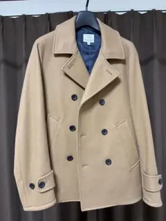 BEAUTY&YOUTH ベージュ ダブルブレストピーコート M