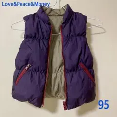 Love&Peace&Money ダウンベスト 95