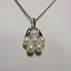 MIKIMOTO(ミキモト) あこや真珠 パールブローチ silver - メルカリ