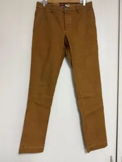MASON'S（メイソンズ）コットンチェックパンツ　サイズ48 黄のサムネイル