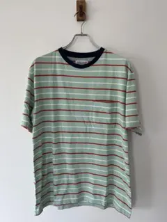 ワコマリア STRIPED CREW NECK T-SHIRT