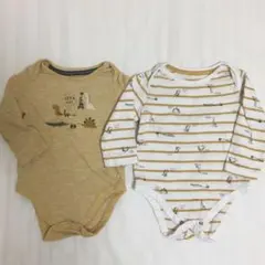 長袖ロンパース ☺︎2枚セット