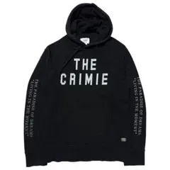 CRIMIE ロゴ プリント スウェット プルオーバー パーカー ブラック Mのサムネイル