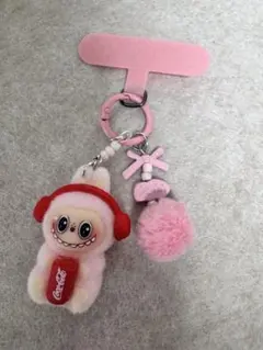 ラブブキャラクターキーホルダー&スマホストラップ2way