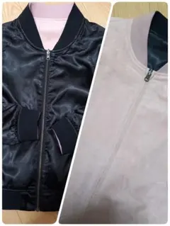 ピンク ブルゾン