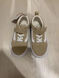 Vans ベージュ スニーカー 箱付き　15cm