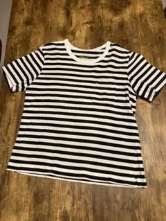 無印良品　ボーダーTシャツM