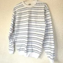 AMERICAN Flavor SCENEストライプトレーナー 綿100%日本製