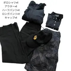 メンズ　ゴルフウェア　5点　セット　まとめ売り オールシーズン　春夏　秋冬