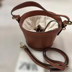 ZARA クロスボディバケットバッグ