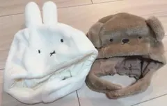 ミッフィー　ボリス　なりきりキャップ　petit main