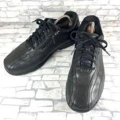 ミズノ ゴアテックス ウォーキングシューズ サイドジップ ブラック 25.5cm